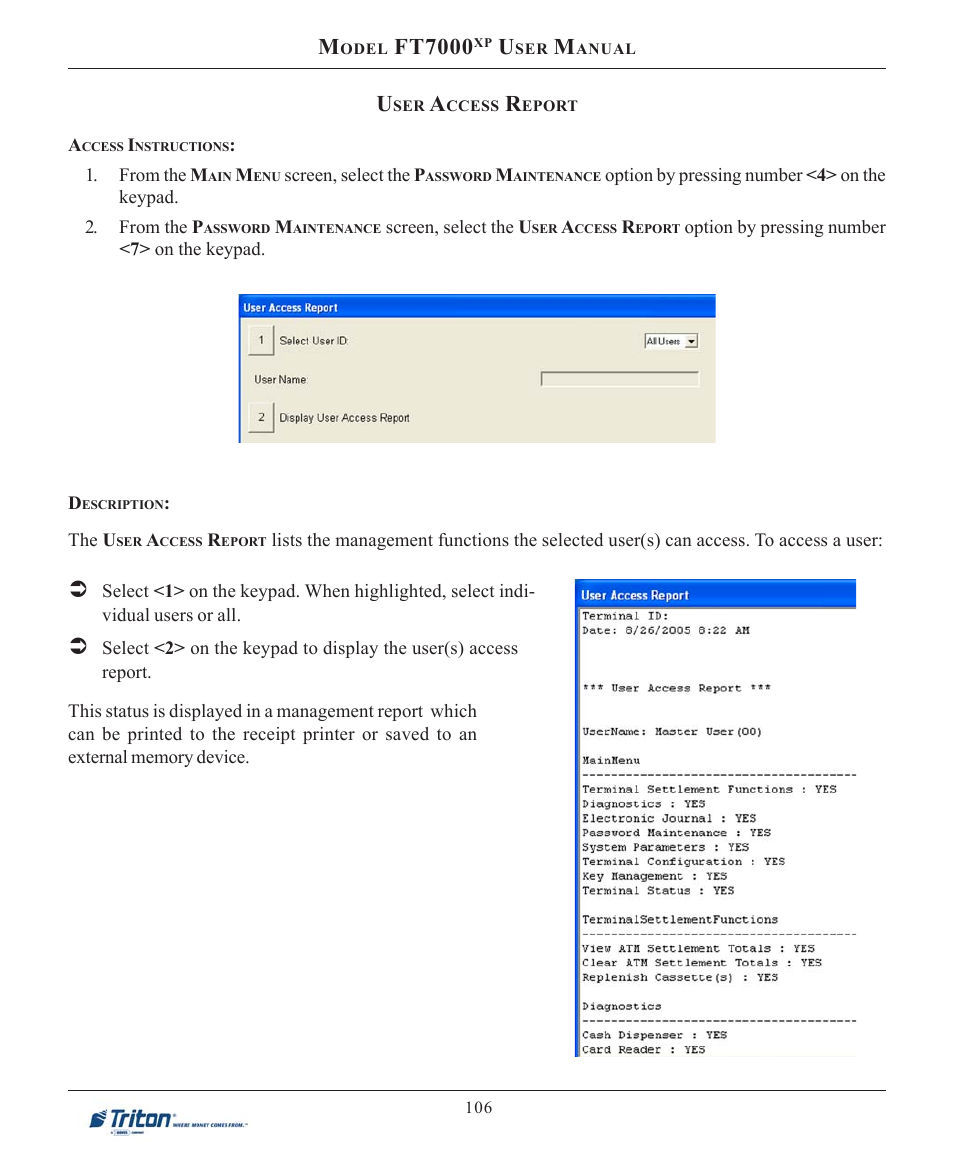 Ft7000 | Triton FT7000XP User Manual User Manual | Page 116 / 222