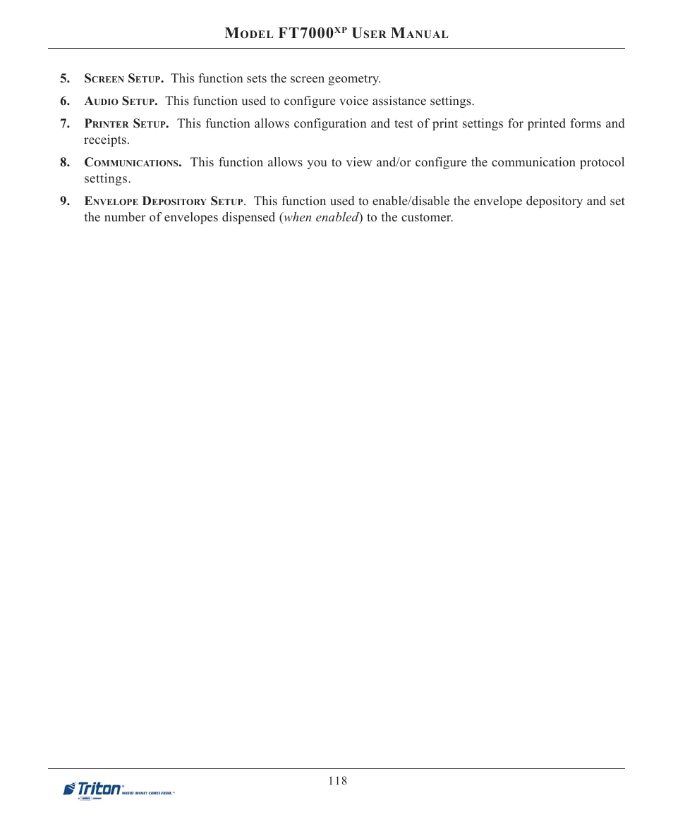 Ft7000 | Triton FT7000XP User Manual User Manual | Page 128 / 222