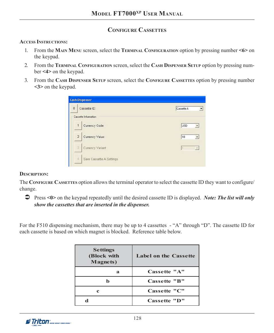 Ft7000 | Triton FT7000XP User Manual User Manual | Page 138 / 222