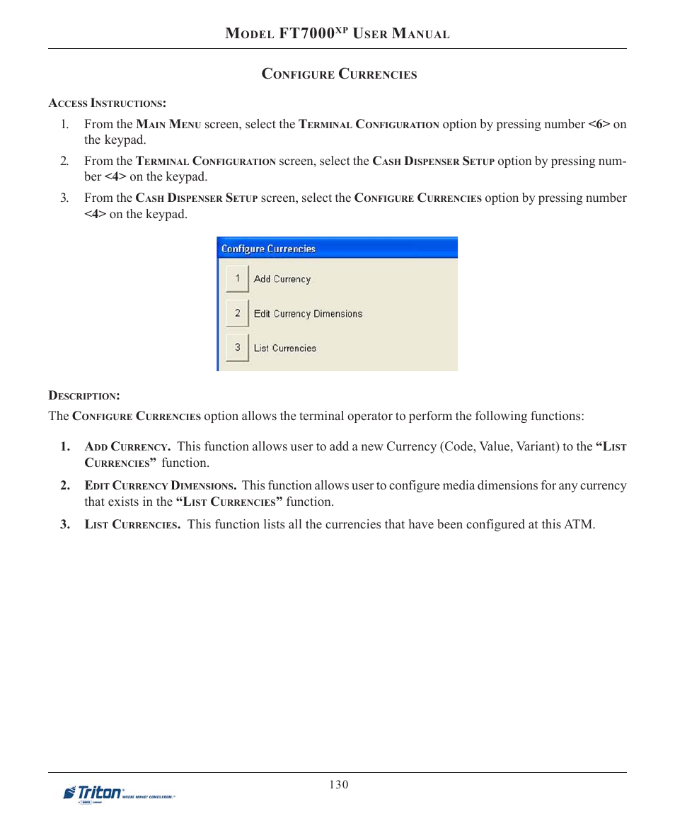 Ft7000 | Triton FT7000XP User Manual User Manual | Page 140 / 222