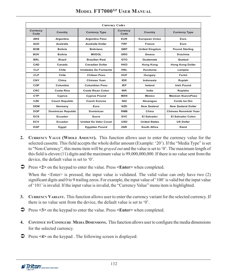 Ft7000, Odel, Anual | Triton FT7000XP User Manual User Manual | Page 142 / 222