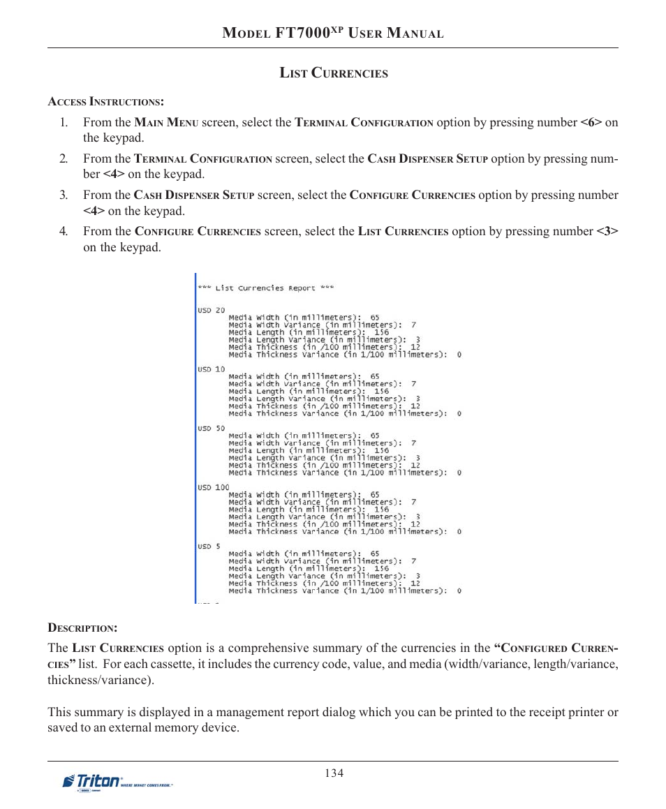 Ft7000 | Triton FT7000XP User Manual User Manual | Page 144 / 222