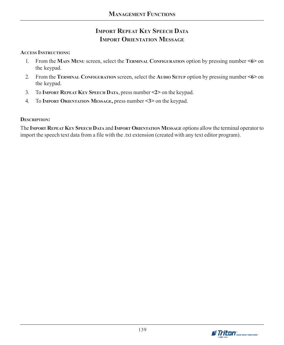 Triton FT7000XP User Manual User Manual | Page 149 / 222