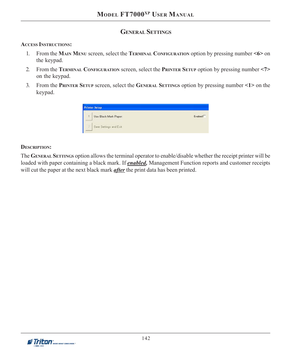 Ft7000 | Triton FT7000XP User Manual User Manual | Page 152 / 222
