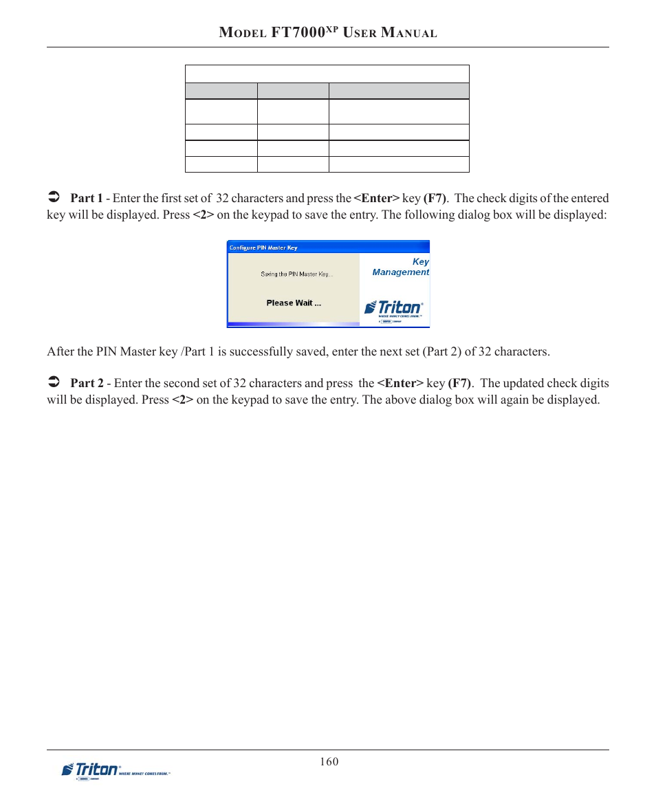 Ft7000 | Triton FT7000XP User Manual User Manual | Page 170 / 222