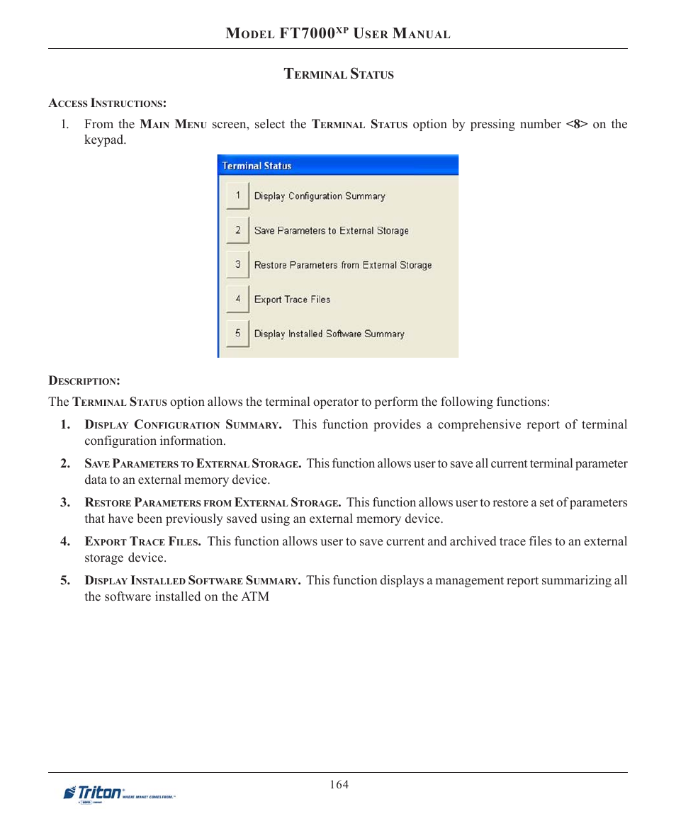Ft7000 | Triton FT7000XP User Manual User Manual | Page 174 / 222