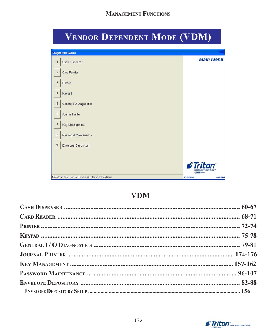 Vdm) | Triton FT7000XP User Manual User Manual | Page 183 / 222