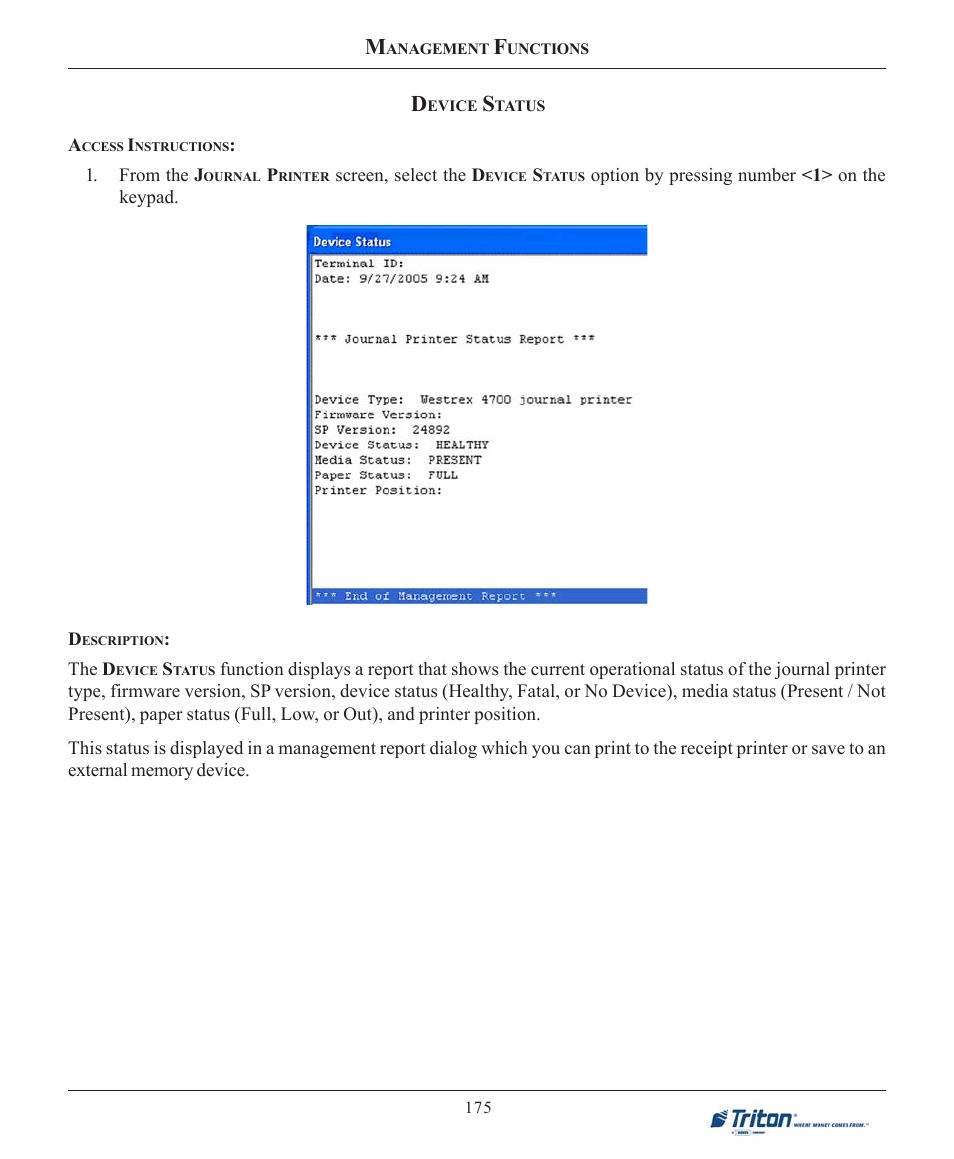 Triton FT7000XP User Manual User Manual | Page 185 / 222