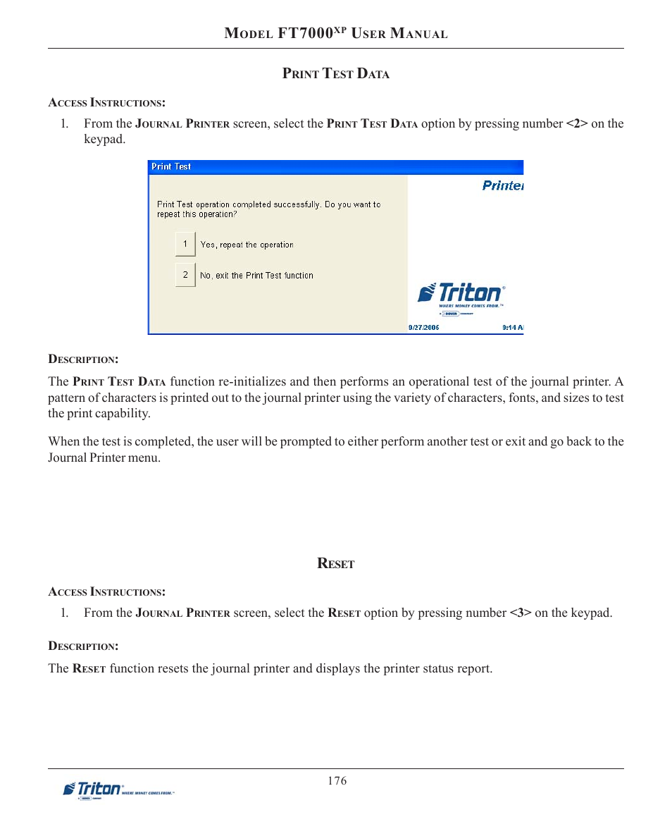 Ft7000 | Triton FT7000XP User Manual User Manual | Page 186 / 222