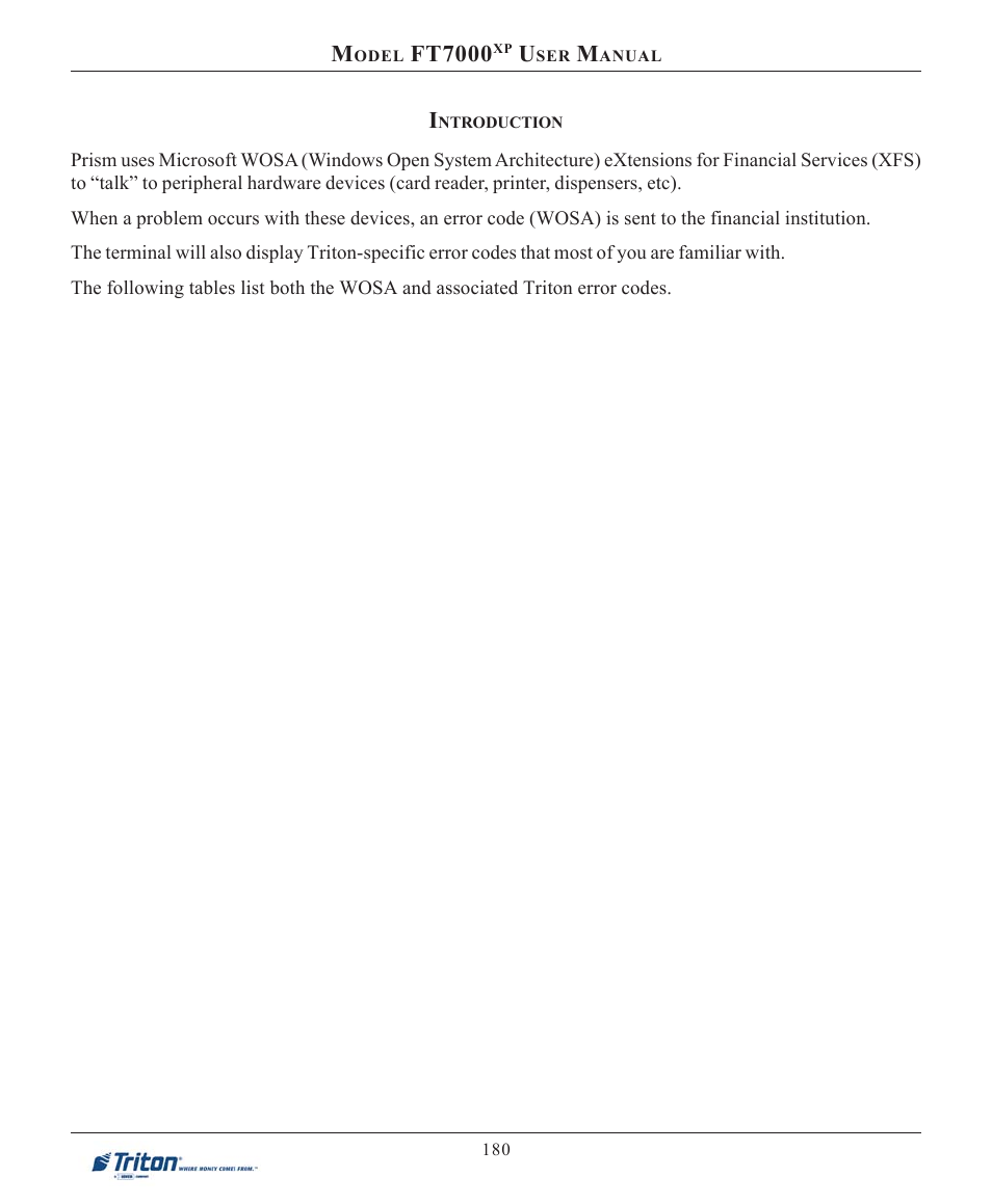 Ft7000 | Triton FT7000XP User Manual User Manual | Page 190 / 222