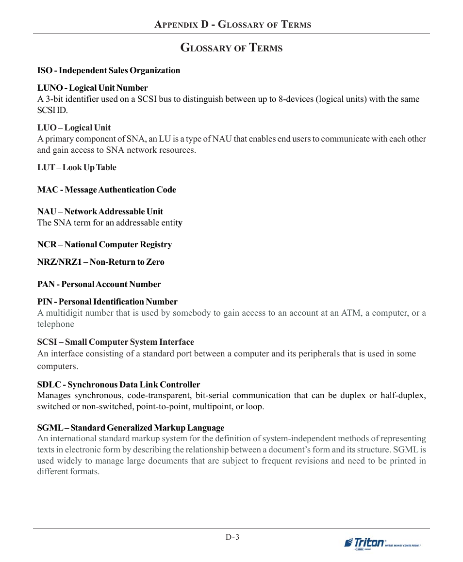 Triton FT7000XP User Manual User Manual | Page 217 / 222