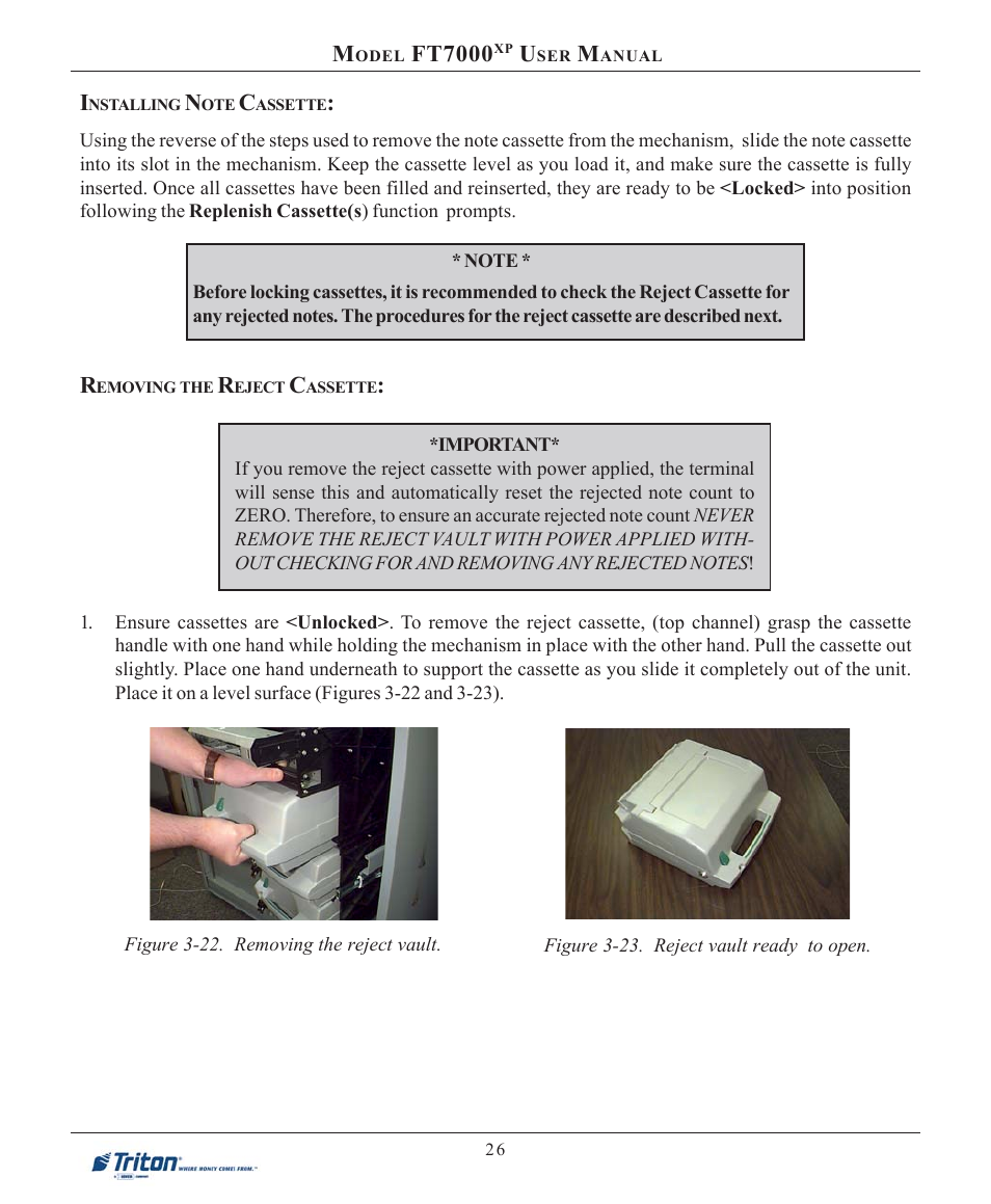 Ft7000 | Triton FT7000XP User Manual User Manual | Page 36 / 222