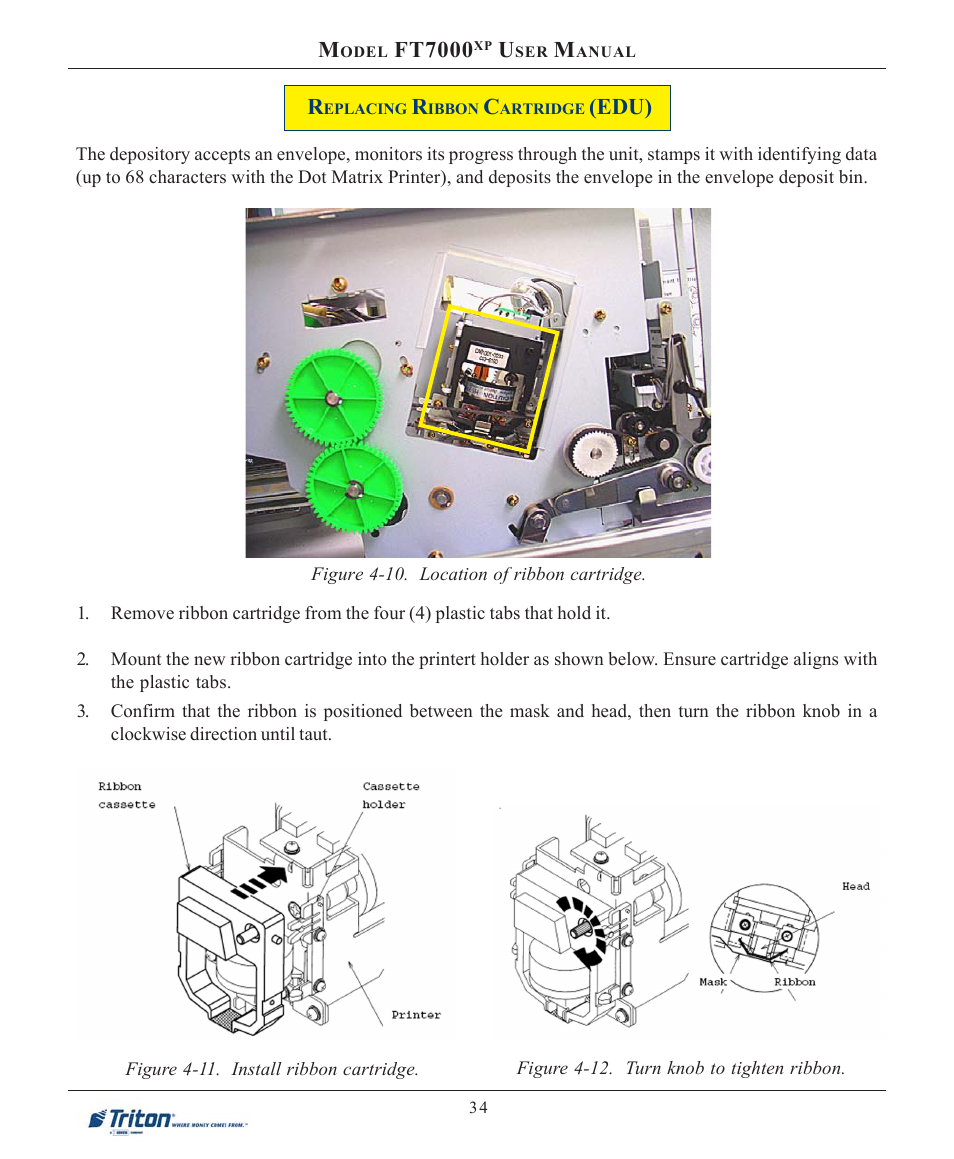 Ft7000, Edu) | Triton FT7000XP User Manual User Manual | Page 44 / 222