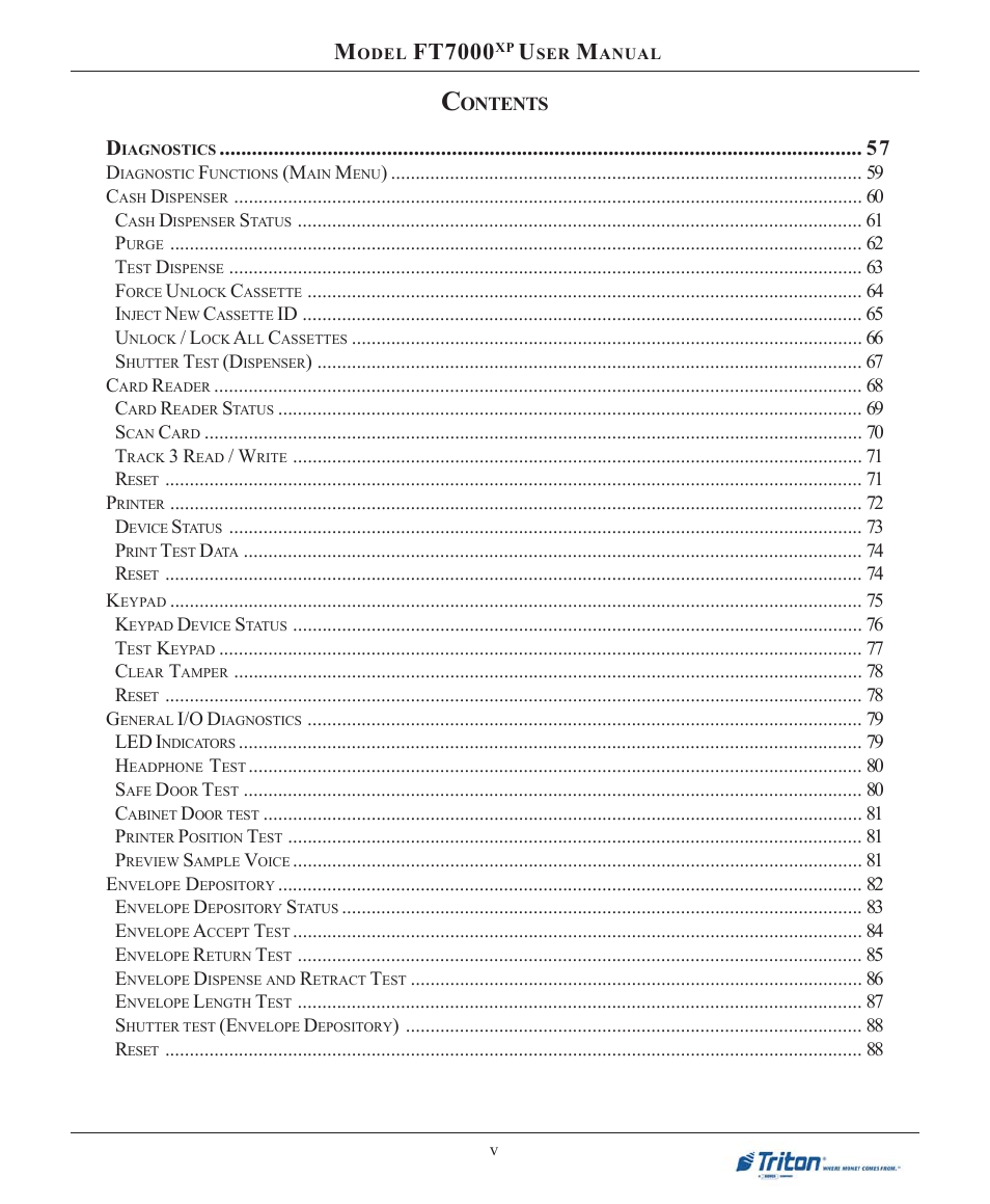Ft7000 | Triton FT7000XP User Manual User Manual | Page 5 / 222