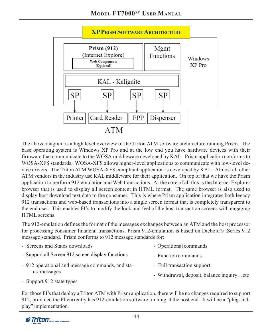 Ft7000, Xp p | Triton FT7000XP User Manual User Manual | Page 54 / 222