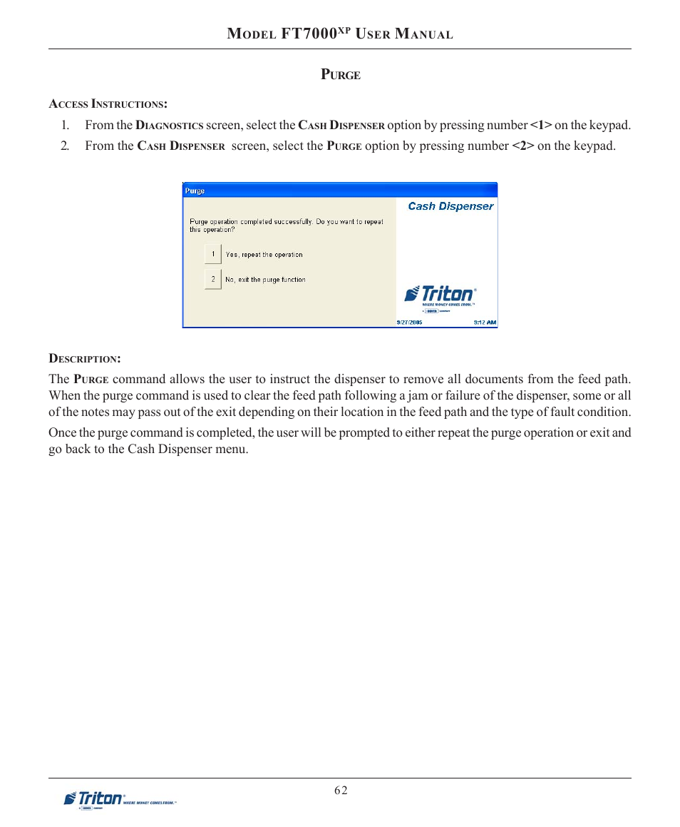 Ft7000 | Triton FT7000XP User Manual User Manual | Page 72 / 222