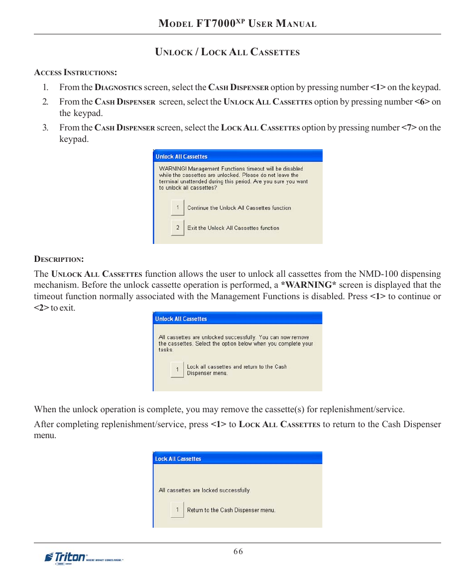 Ft7000 | Triton FT7000XP User Manual User Manual | Page 76 / 222