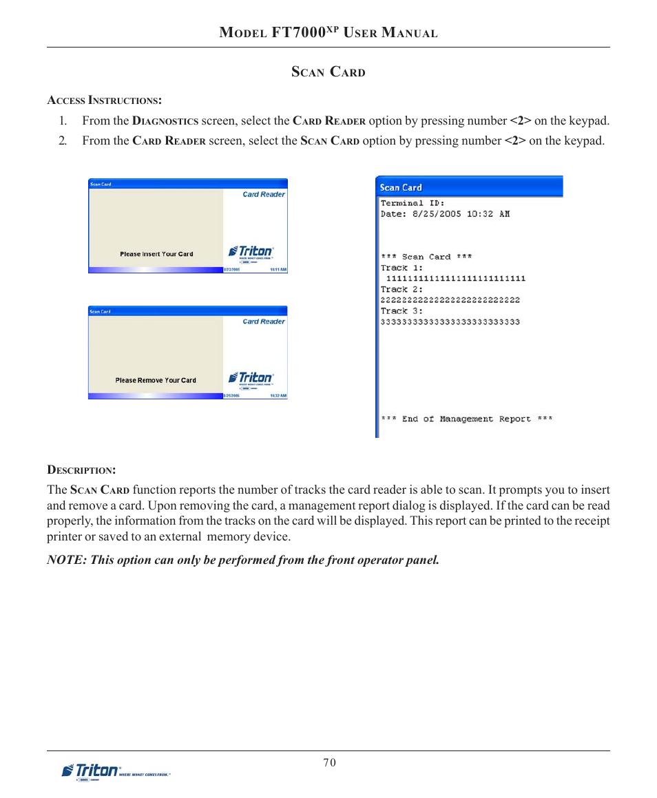 Ft7000 | Triton FT7000XP User Manual User Manual | Page 80 / 222