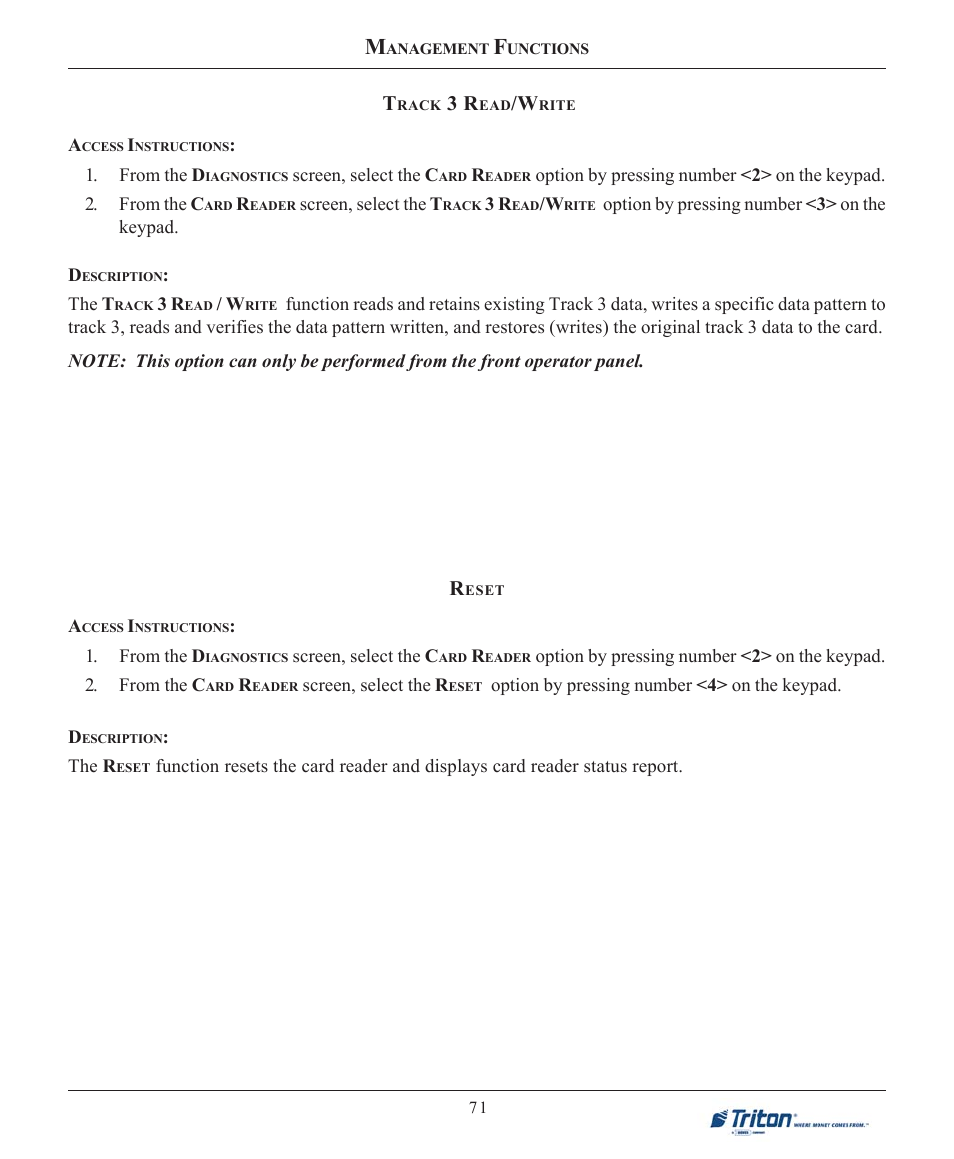 Triton FT7000XP User Manual User Manual | Page 81 / 222