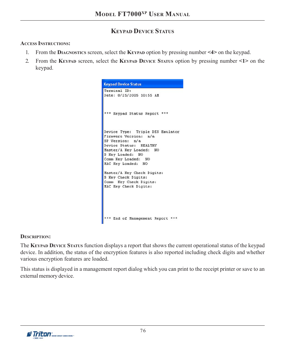 Ft7000 | Triton FT7000XP User Manual User Manual | Page 86 / 222