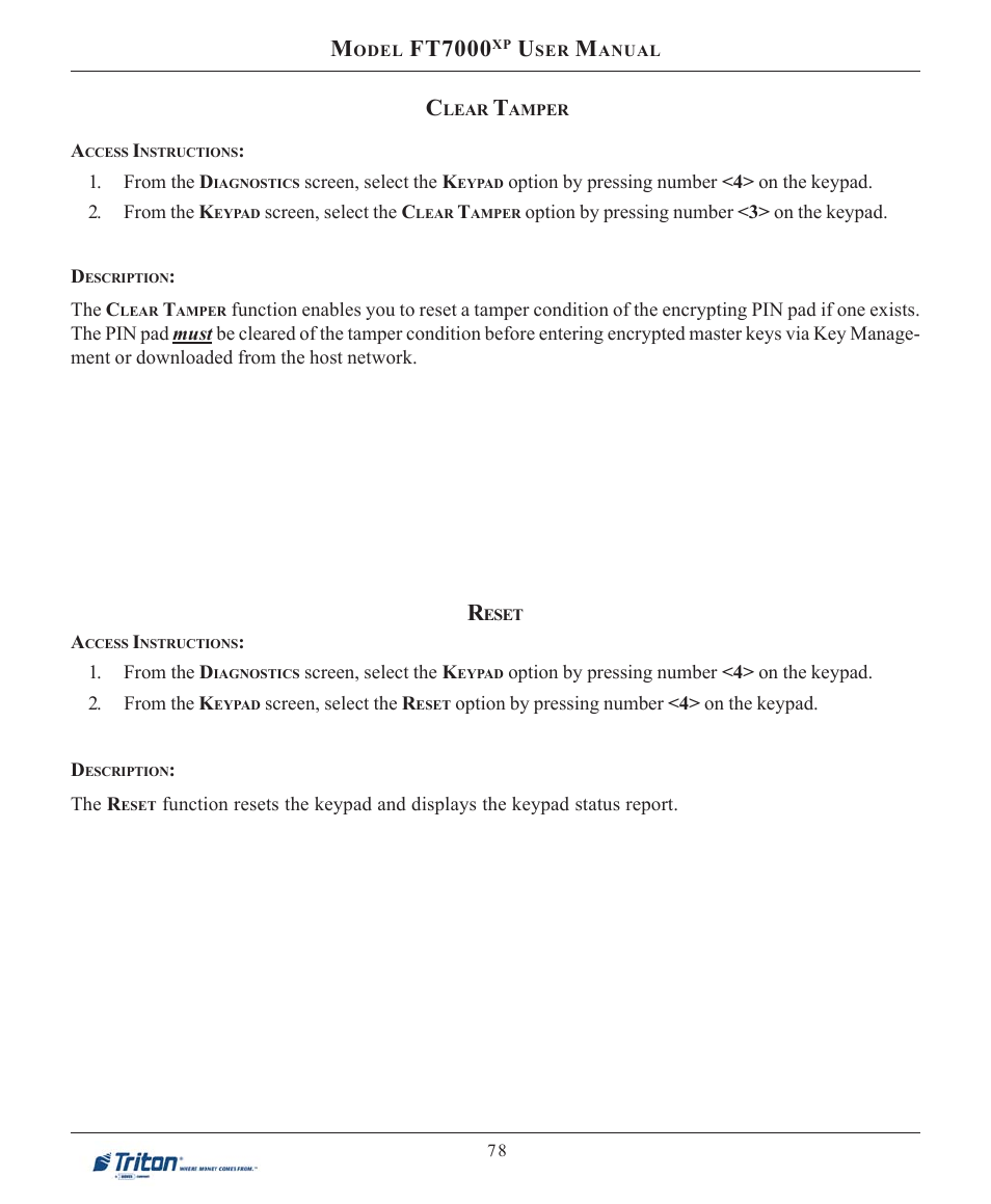 Ft7000 | Triton FT7000XP User Manual User Manual | Page 88 / 222