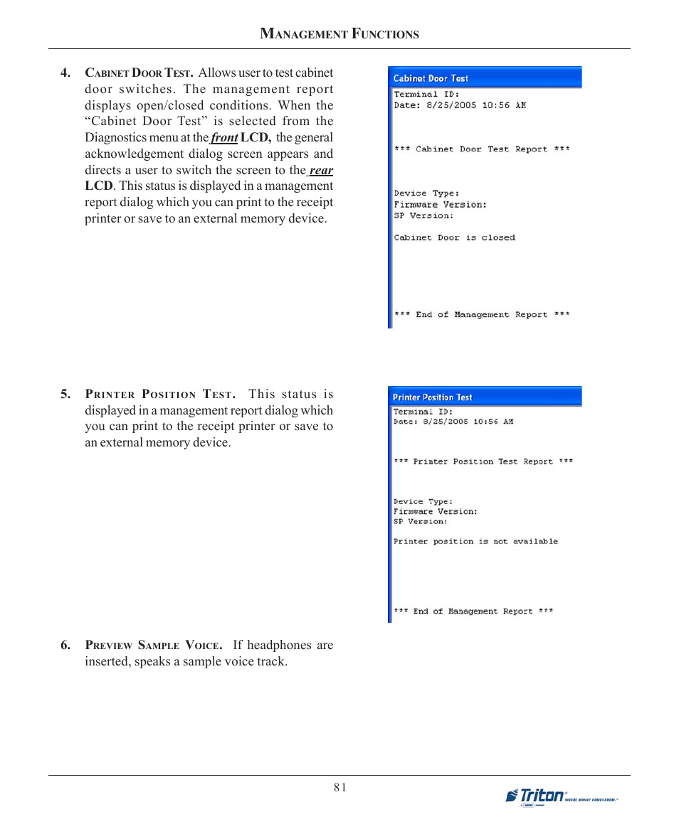 Triton FT7000XP User Manual User Manual | Page 91 / 222