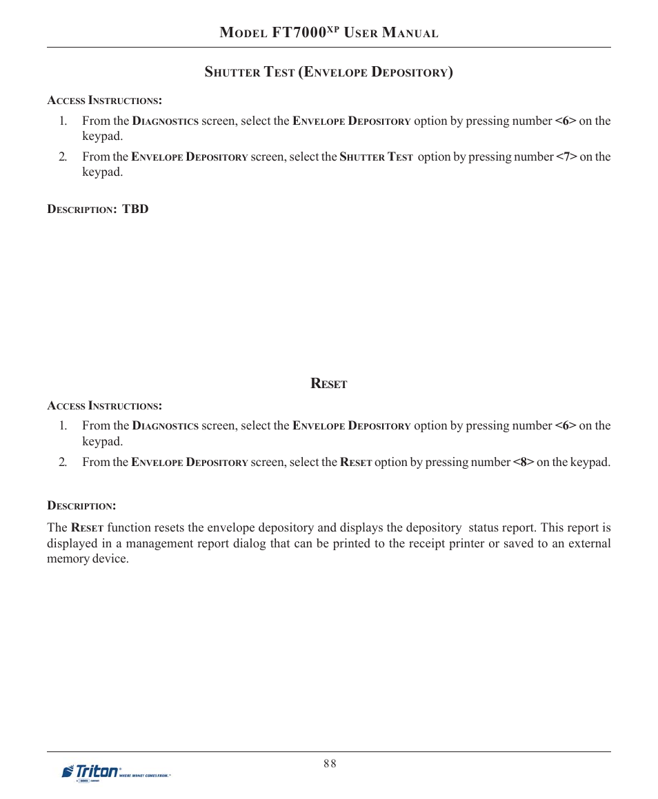 Ft7000 | Triton FT7000XP User Manual User Manual | Page 98 / 222