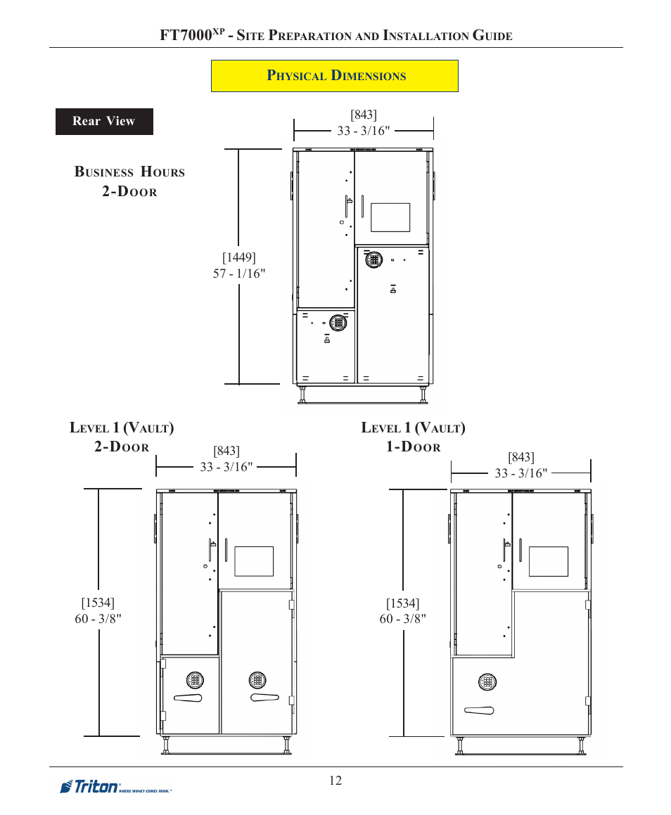 1 (v, Ft7000 | Triton FT7000XP Installation Manual User Manual | Page 12 / 59