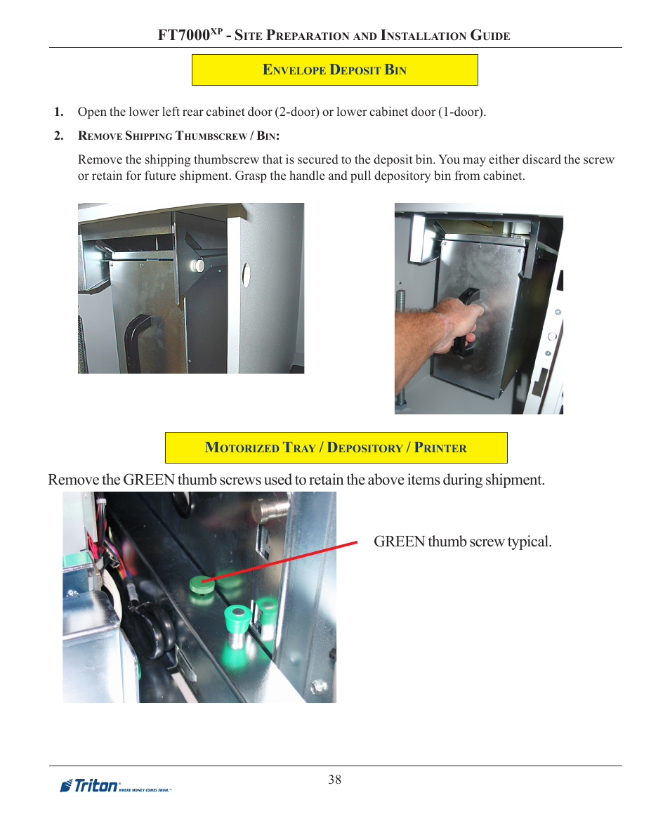 Ft7000 | Triton FT7000XP Installation Manual User Manual | Page 38 / 59