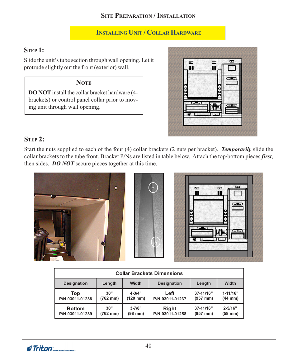 Triton FT7000XP Installation Manual User Manual | Page 40 / 59