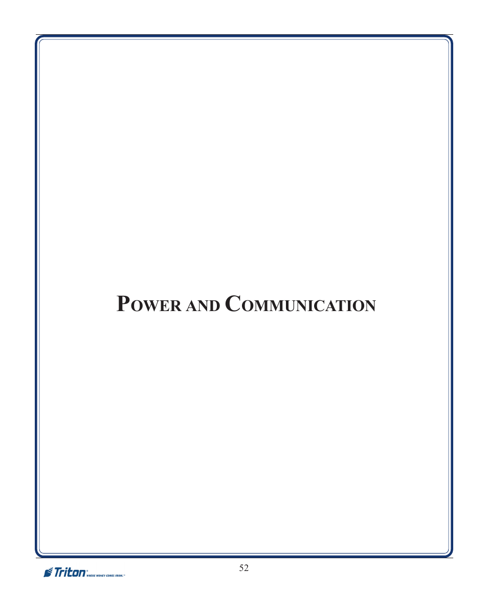 Triton FT7000XP Installation Manual User Manual | Page 52 / 59