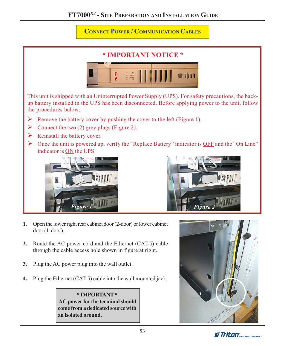 Triton FT7000XP Installation Manual User Manual | Page 53 / 59