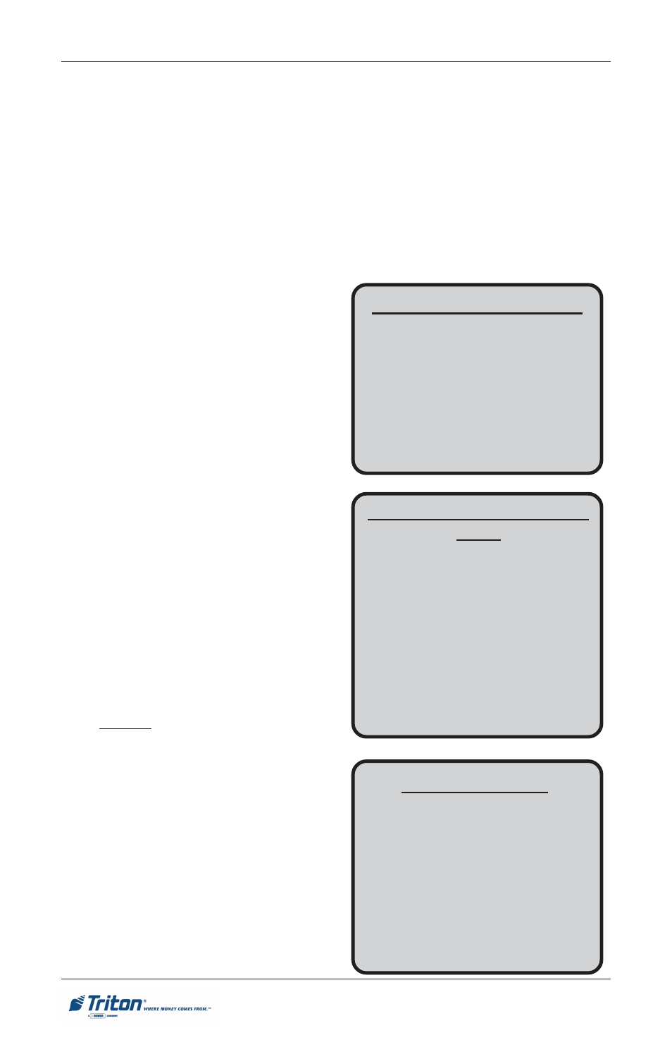 Ft5000 - s | Triton FT5000 Installation Manual User Manual | Page 32 / 60