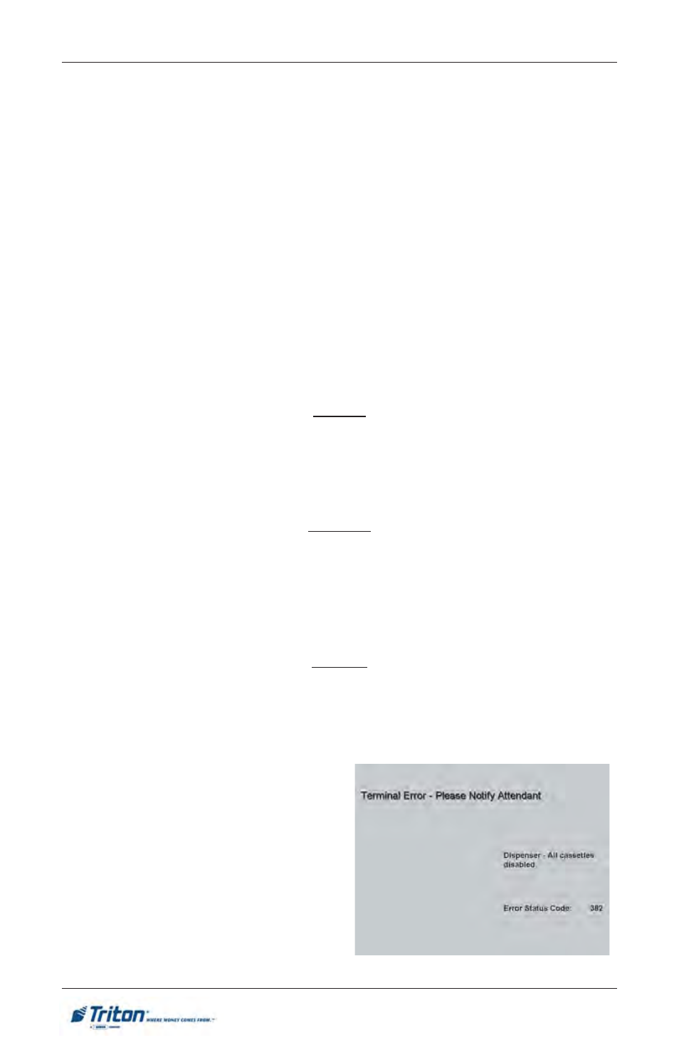 Ft5000 u, Introduction, Status conditions | Triton FT5000 User Manual User Manual | Page 140 / 206