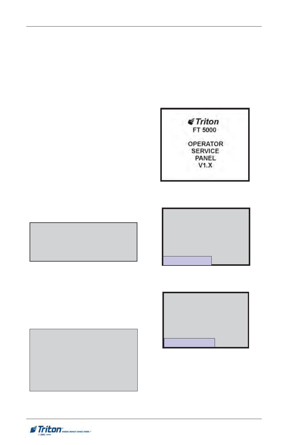 Ft5000 u, Rear service panel (rsp) functions | Triton FT5000 User Manual User Manual | Page 180 / 206