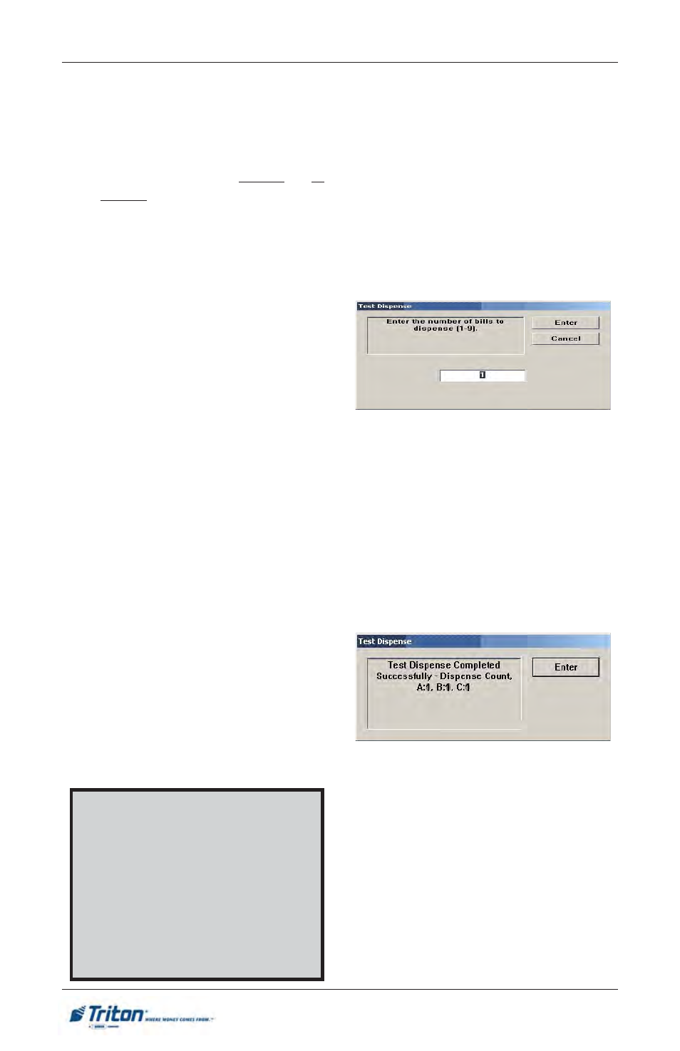 Ft5000 u, Verify operation | Triton FT5000 User Manual User Manual | Page 60 / 206