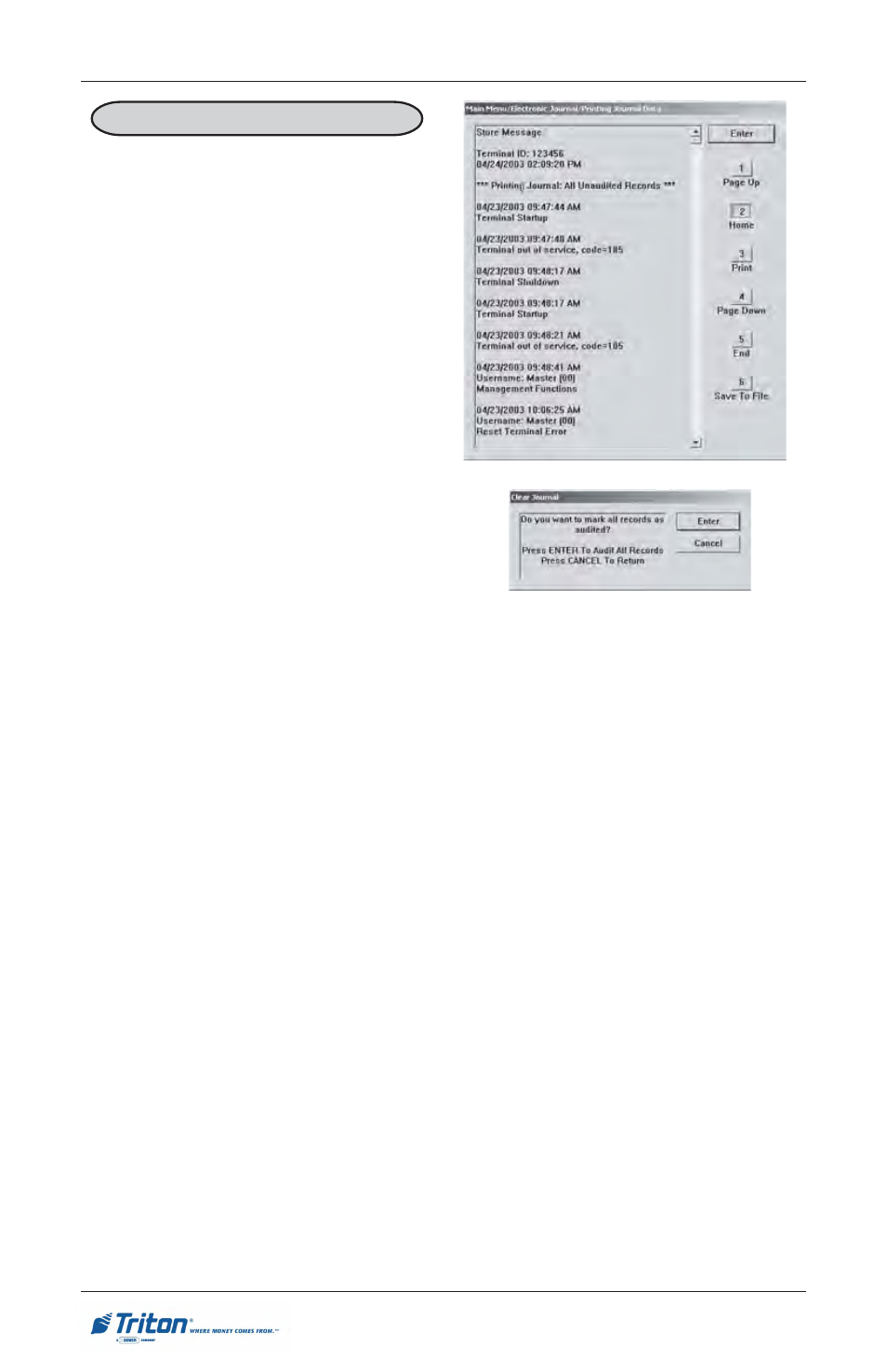 Rl5000 s | Triton RL5000 User Manual User Manual | Page 118 / 208