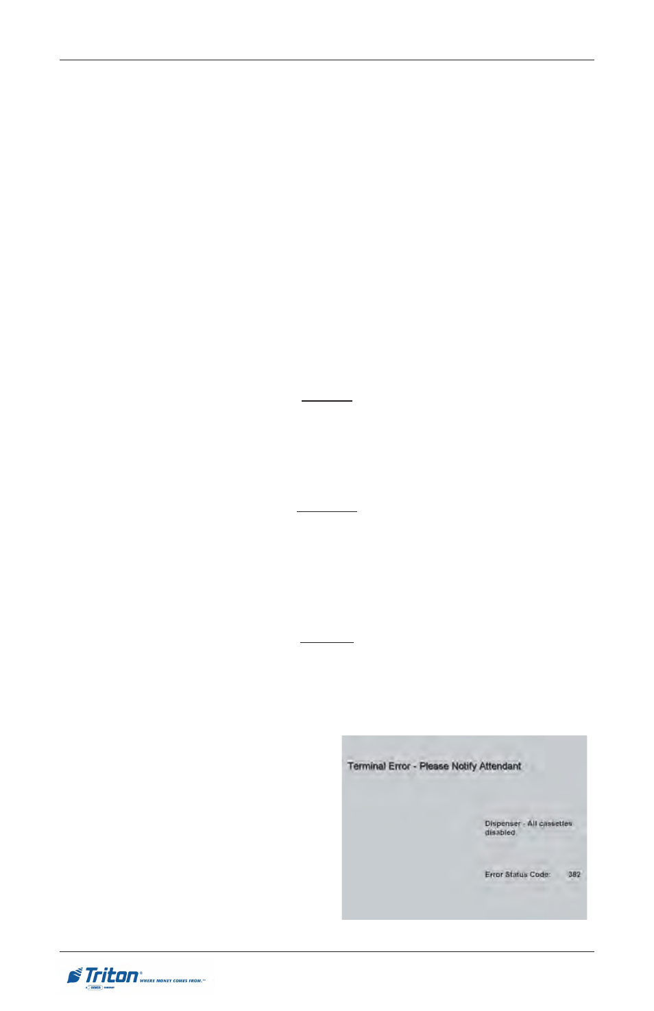 Rl5000 u, Introduction, Status conditions | Triton RL5000 User Manual User Manual | Page 146 / 208