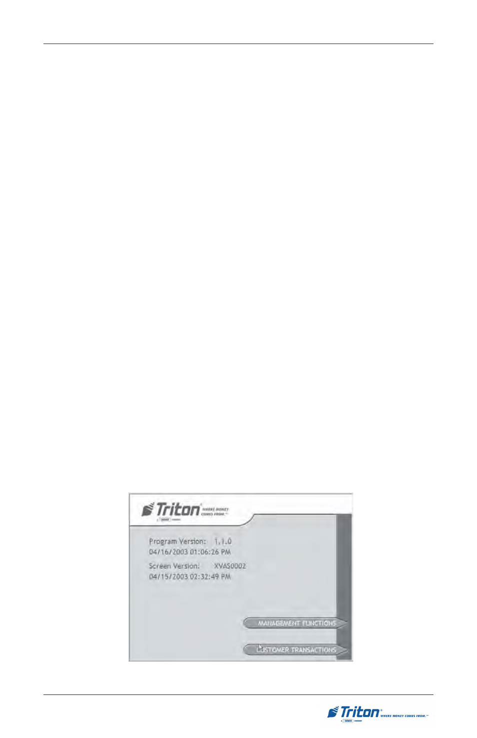 Menu-based operation | Triton RL5000 User Manual User Manual | Page 37 / 208