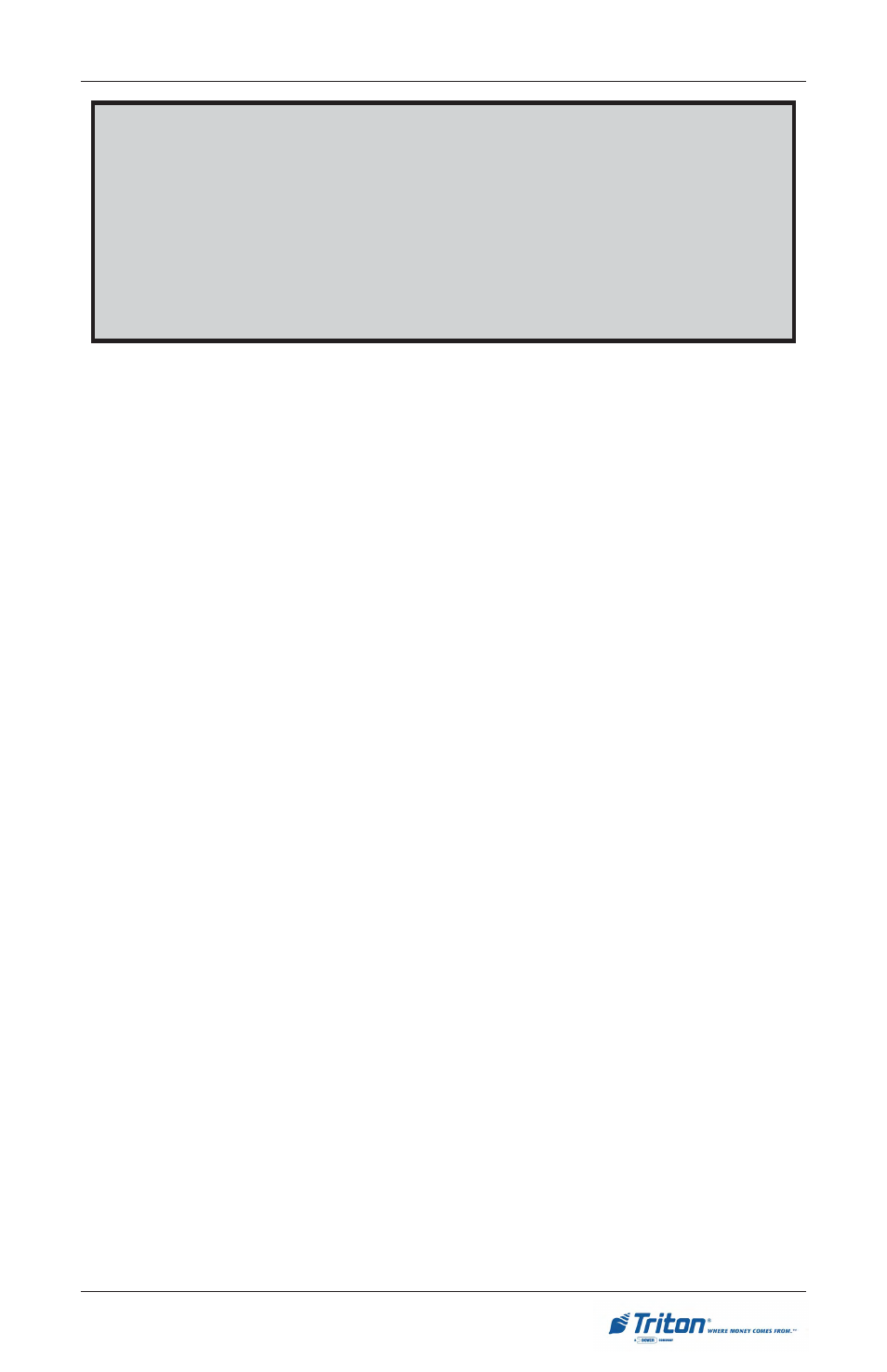 Introduction, Customer transactions | Triton RL5000 User Manual User Manual | Page 39 / 208