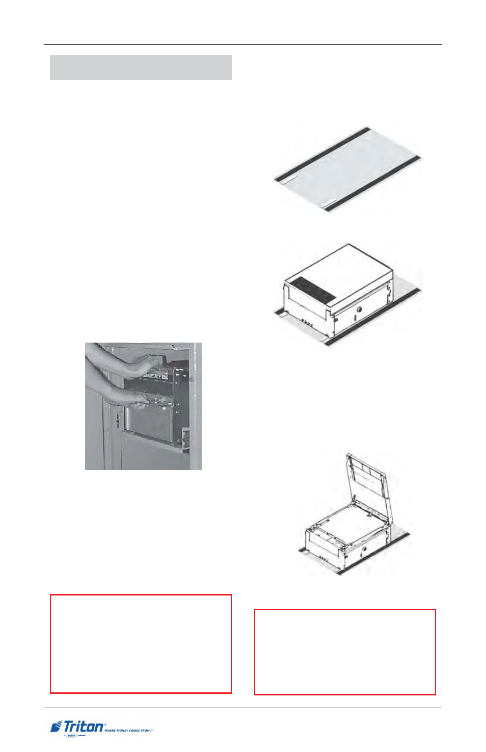 Rl5000 s, Sdd dispenser replenishing cassettes | Triton RL5000 User Manual User Manual | Page 54 / 208