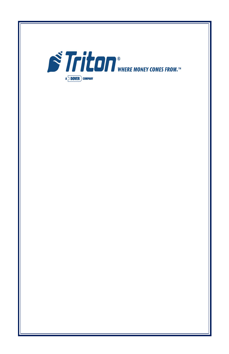 Triton RL5000 Installation Manual User Manual | 56 pages