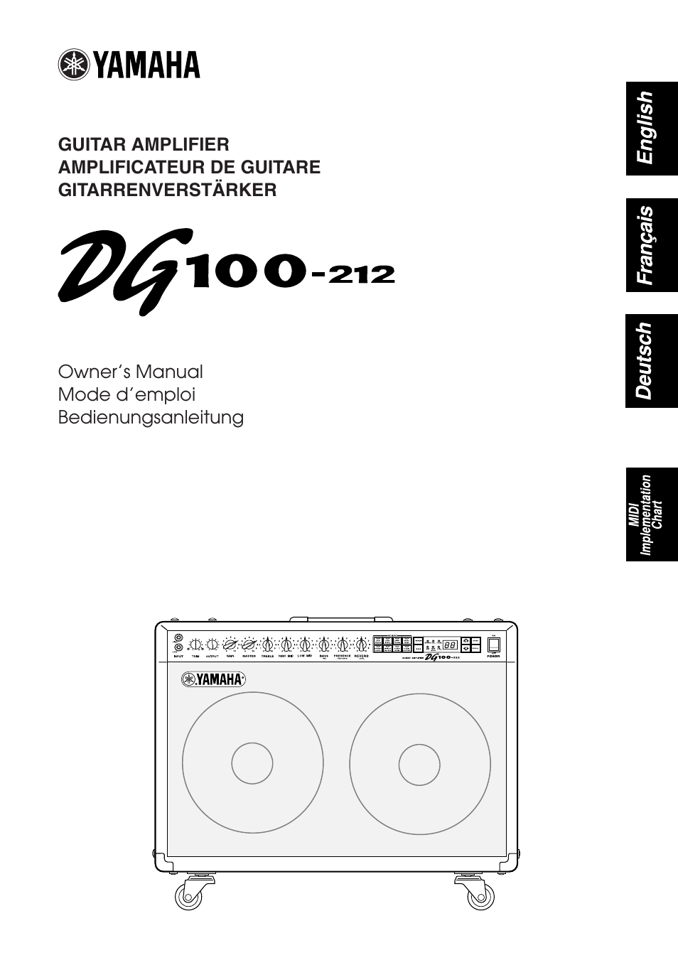 Yamaha DG100-212 User Manual | 32 pages