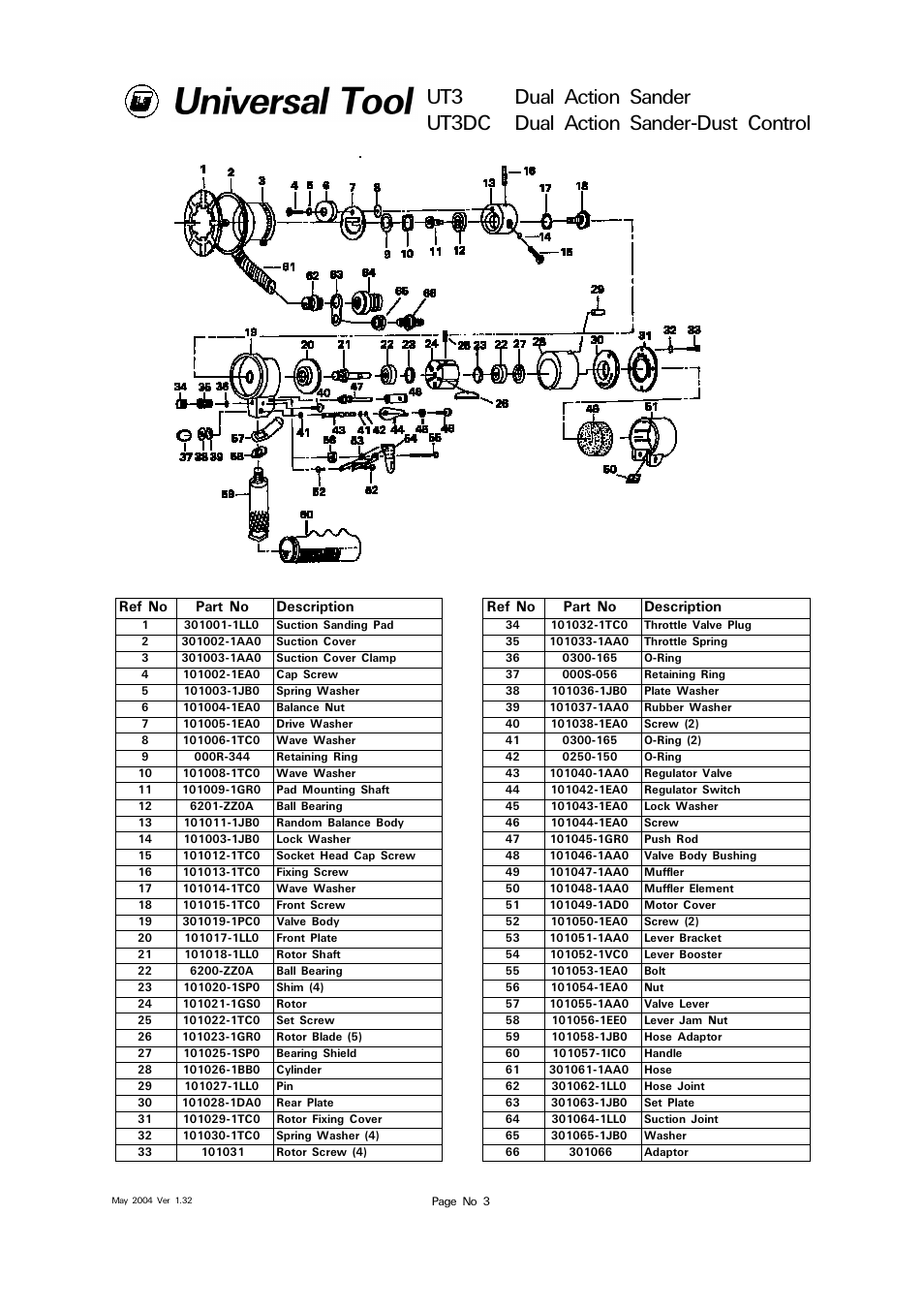 Universal Air Tools UT3DC User Manual | Page 3 / 4