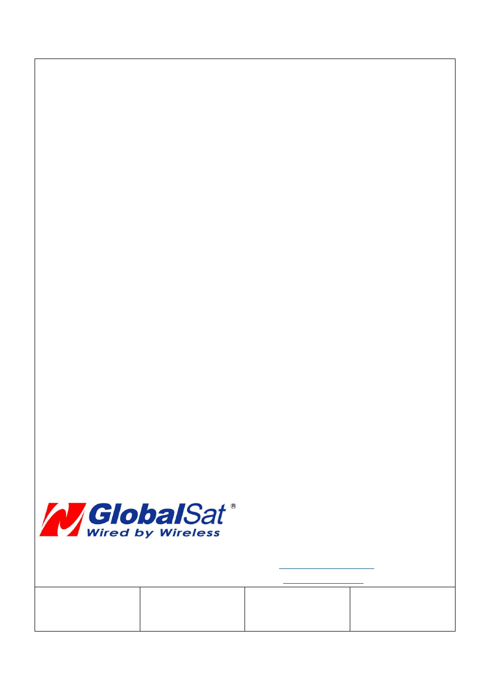 USGlobalsat EB-5531 User Manual | 5 pages