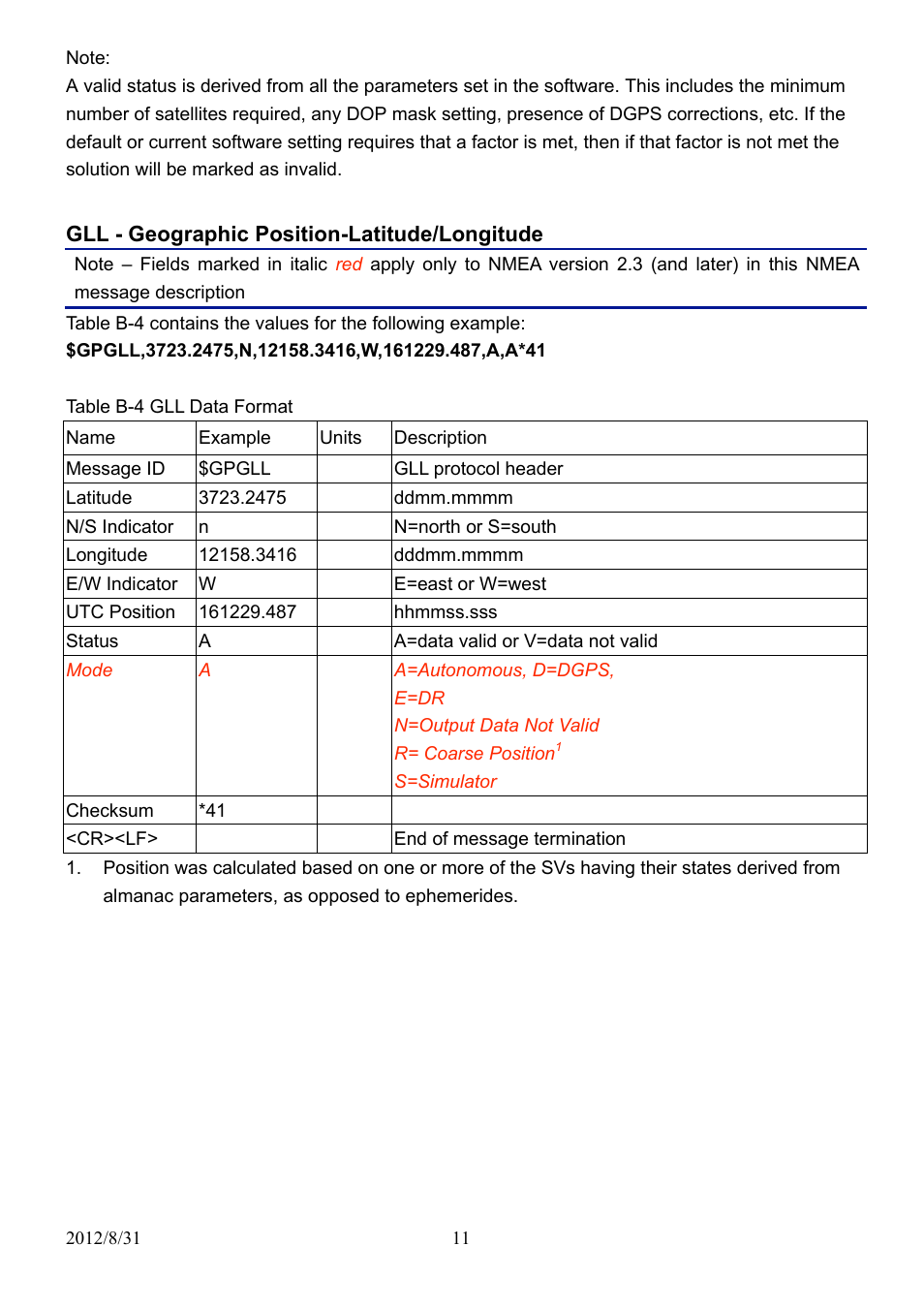 USGlobalsat EB-5318RE User Manual | Page 11 / 24