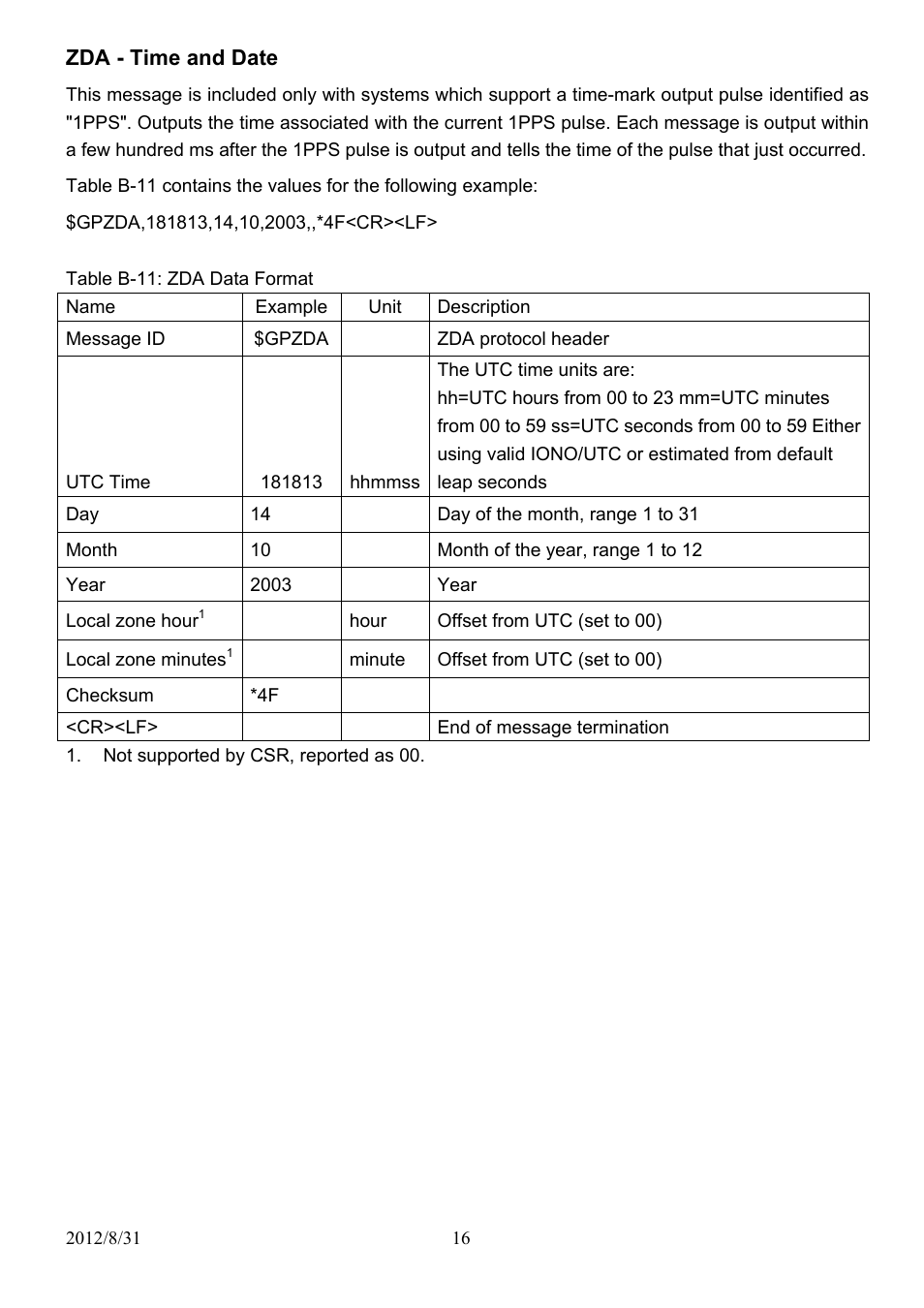 USGlobalsat EB-5318RE User Manual | Page 16 / 24