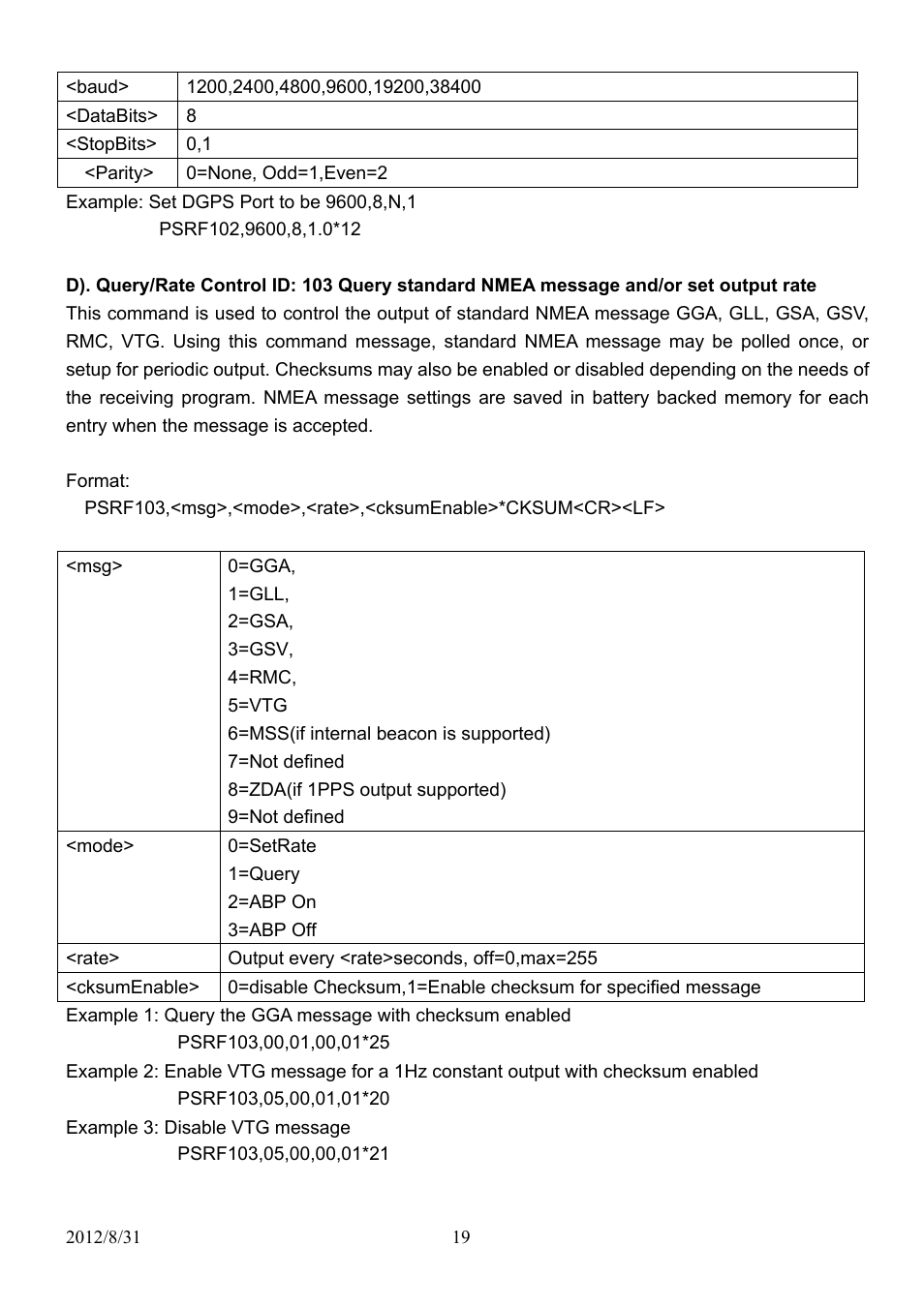 USGlobalsat EB-5318RE User Manual | Page 19 / 24