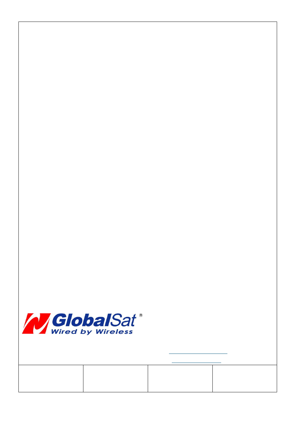 USGlobalsat EB-5662RE User Manual | 26 pages