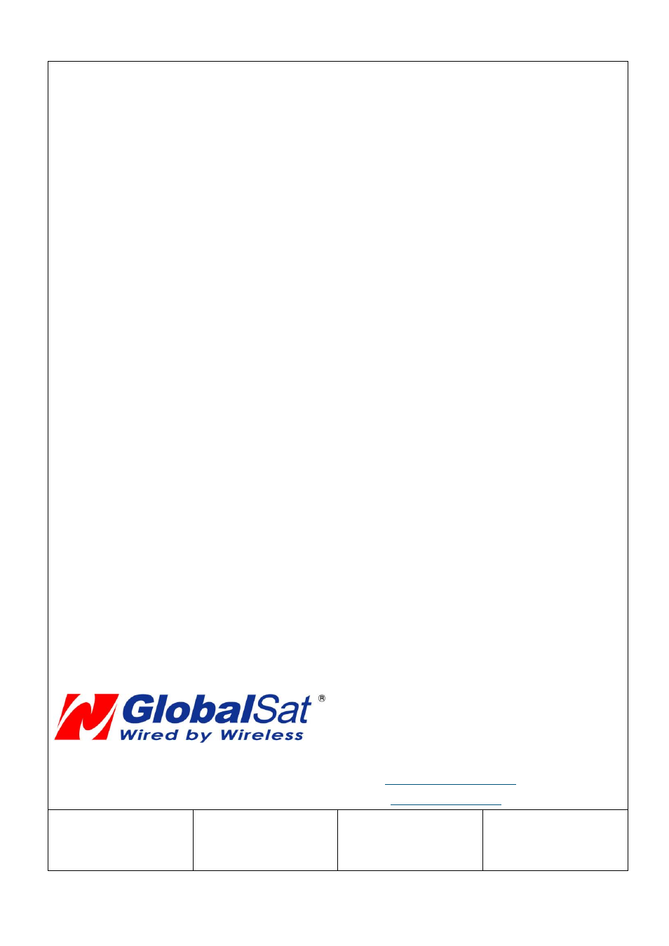 USGlobalsat EB-5631RE User Manual | 24 pages